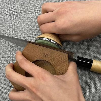 Upgraded Seal Version Rolling Knife Sharpener Magnetic Knife Holder Diamond Whetstone Disc Sharpening 5Angles Grind Kitchen Tool