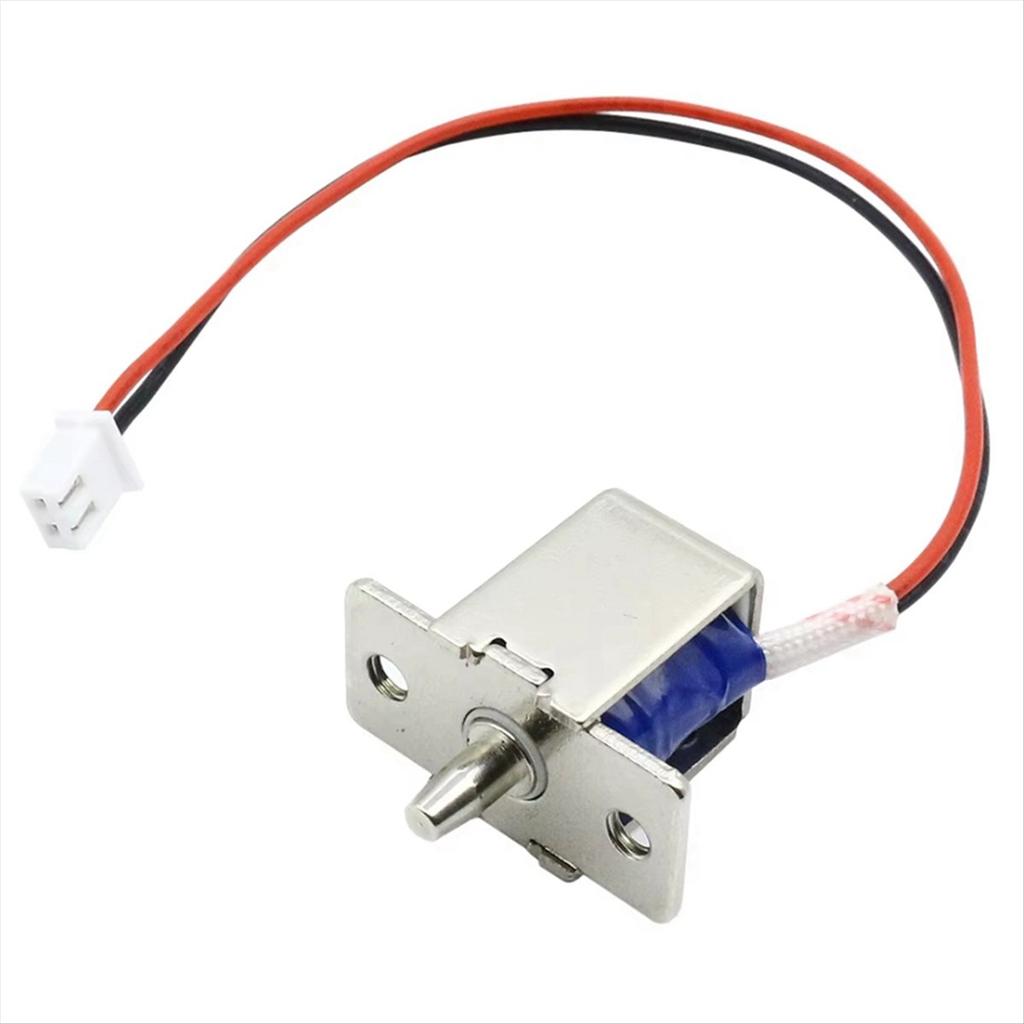 Mini Electronic Compact Solenoid Electromagnet Door Lock Concealed Installation for Secure Access DC12V-1A