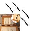 6 Pack Replacement Desk Accessories Metal Book Stand Page Clip Spring Parts   Home