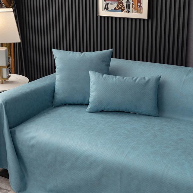 

Waterproof Sofa Towel Urine Repellent Cat Scratch Resistant Non Sticky Wool Sofa Cover For Autumn Winter 90X210cm