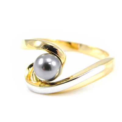 'Pearl Beauty' Ring Golden Gray
