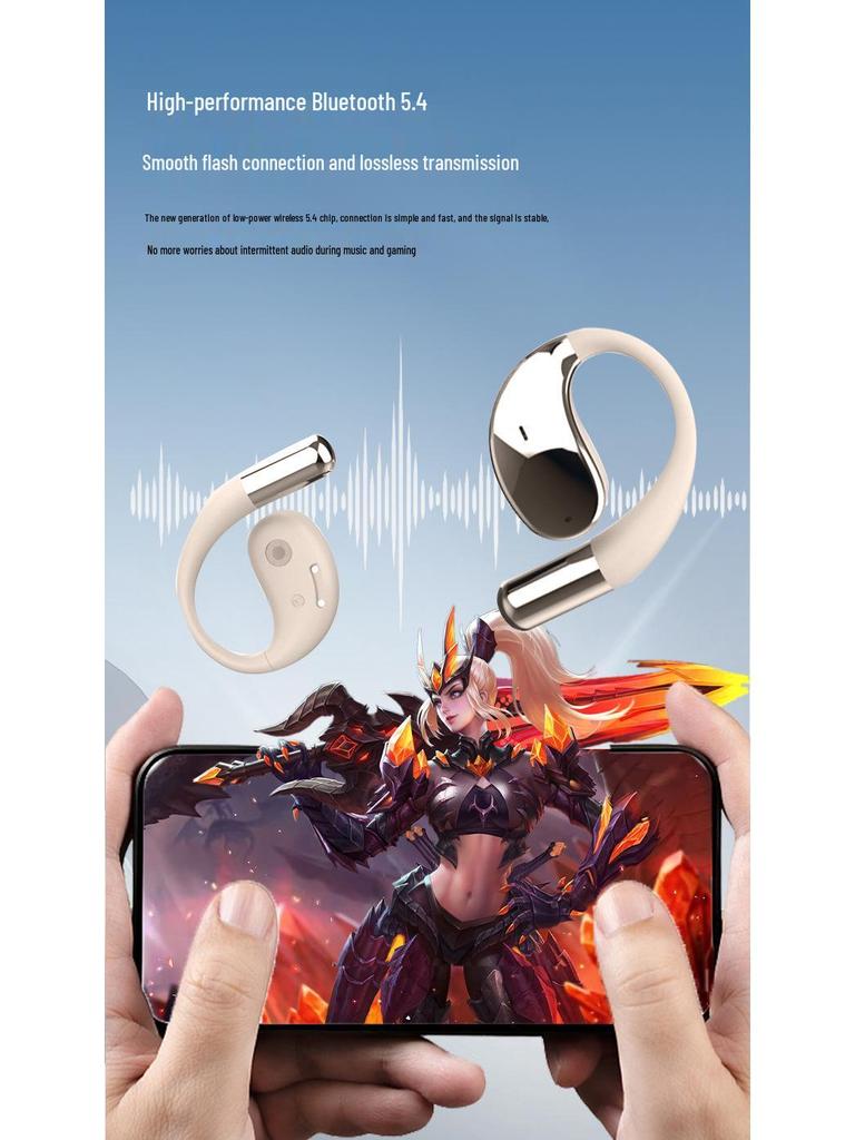 2025 Hanging Ear E11S Smart AI TWS Non-in-ear Real-time Translation Wireless Bluetooth Earbuds