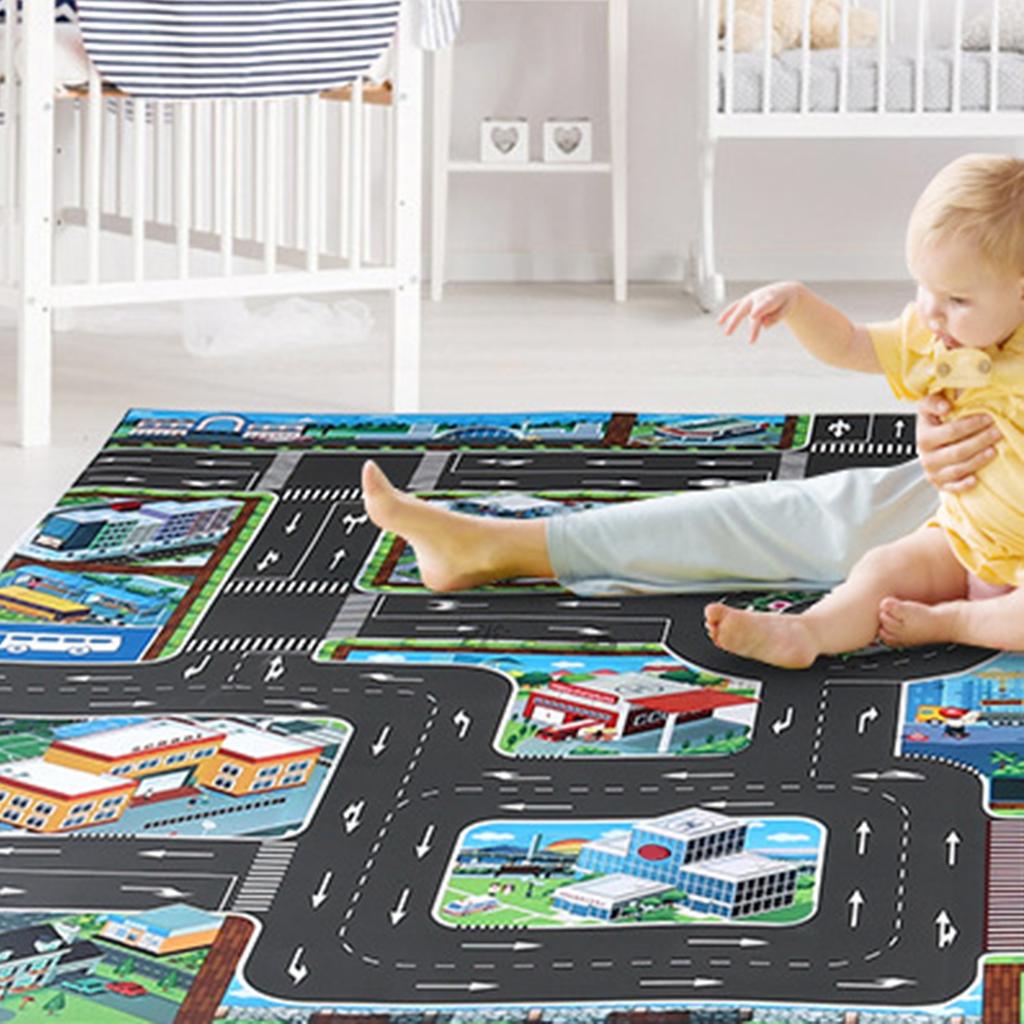 Modren Playing Pad Flexible Folding Traffic Game Mat