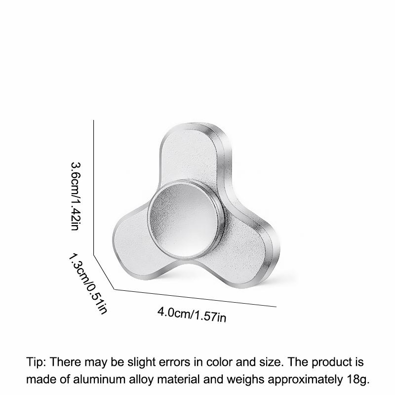 1PC Mini Fidget Spinner Alloy EDC Spinning Top Stress Reliever Anti-Stress Toy Gyroscope for Children with ADHD