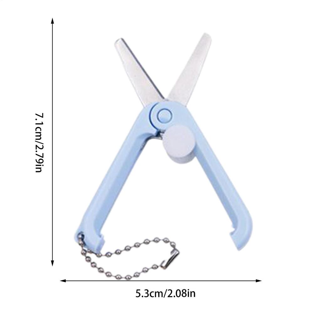 Foarfecă Pliabilă Mâner Confortabil Accesorii Asistente Medicale Foarfecă Mică de Călătorie Cu breloc Pentru Femei Băieți Fete Tineri Adolescenți Soție Soț