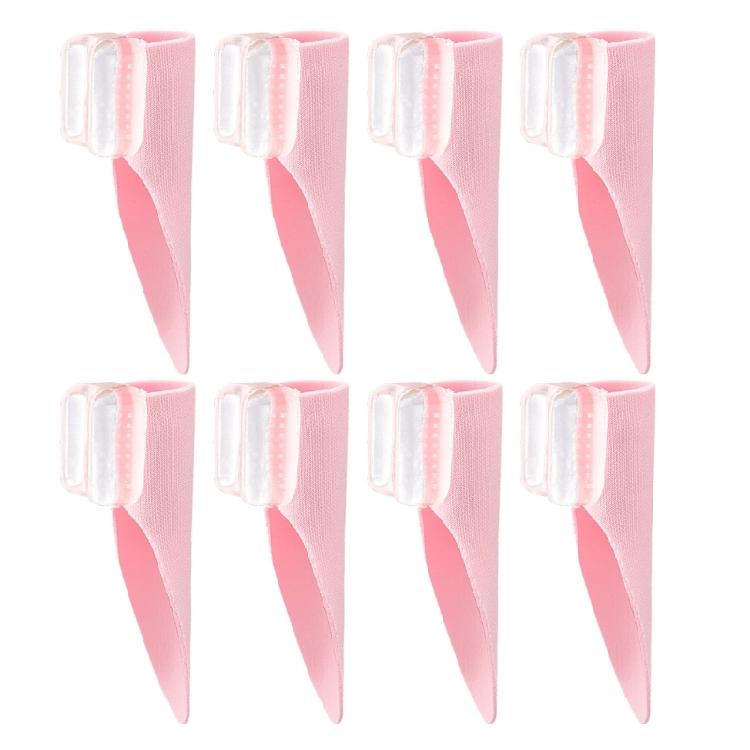 

Gel Bunions Guards for Women and Men 8pcs Big Toe Cushion Pads Pressure Relief Footcare for Sports and Office Use розовый