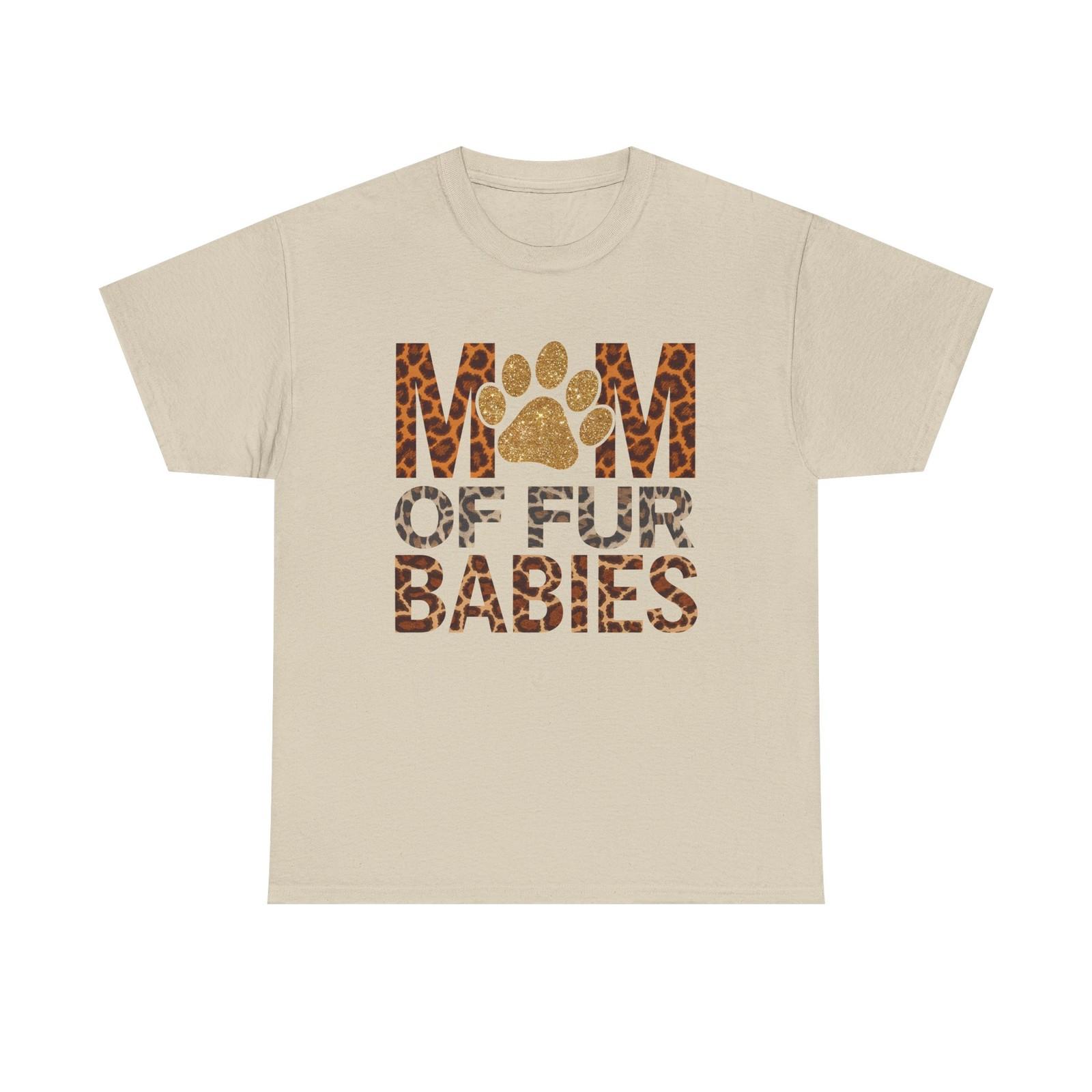 

Mum Of Fur Babies Tee Shirt - Dog Lover T-Shirt - Funny Gift L