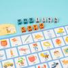 Montessori Wooden Spell Word Toy Letter Cognitive Challenge Memory English Word Game Early Learning Educational Toy For Children