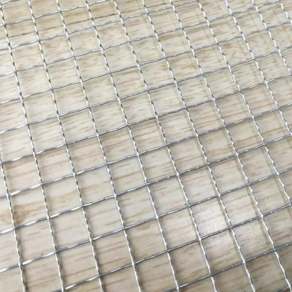 

Решетка для барбекю, сетка, решетка для гриля, нержавеющая сталь, японская, корейская, для кухни, кухонные инструменты 40x25cm