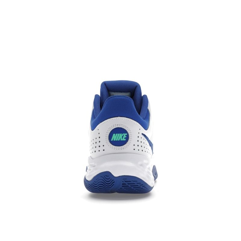 Nike Fly.By Mid 3 White Game Royal Green Glow Men's Basketball Shoes DD9311-102