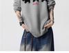 Men's Winter Cartoon Fleece Sweater - Round Neck, Loose Fit, Versatile for Casual Couples