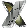 Clear Shockproof Silicone Soft Case For Samsung Galaxy S7 S8 S9 S10 S20 S21 FE S22 S23 S24 Ultra S25 Ultra Phone Cover S25 Edge