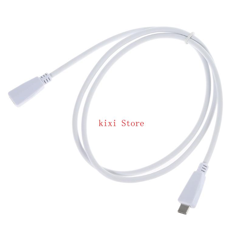 USB C Extension Cable,45W 2.0 Male to Female Cable,Type-C Extender Diamond Grade 1m