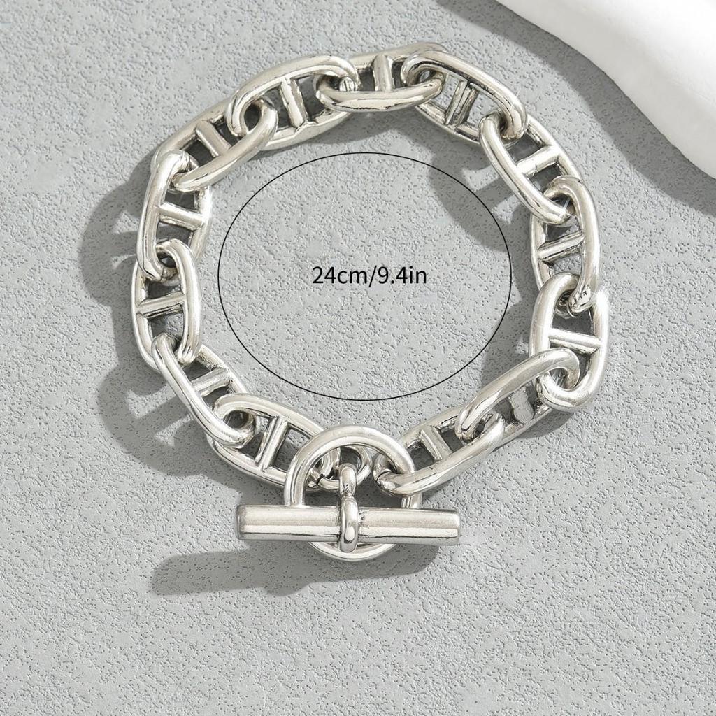 Geometryczna bransoletka z klamrą OT: Europejska i Amerykańska Moda Unisex