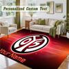 Crystal Velvet Square Rug Custom NameMainz 05 Pattern Non Slip Home Floor Decor Rug