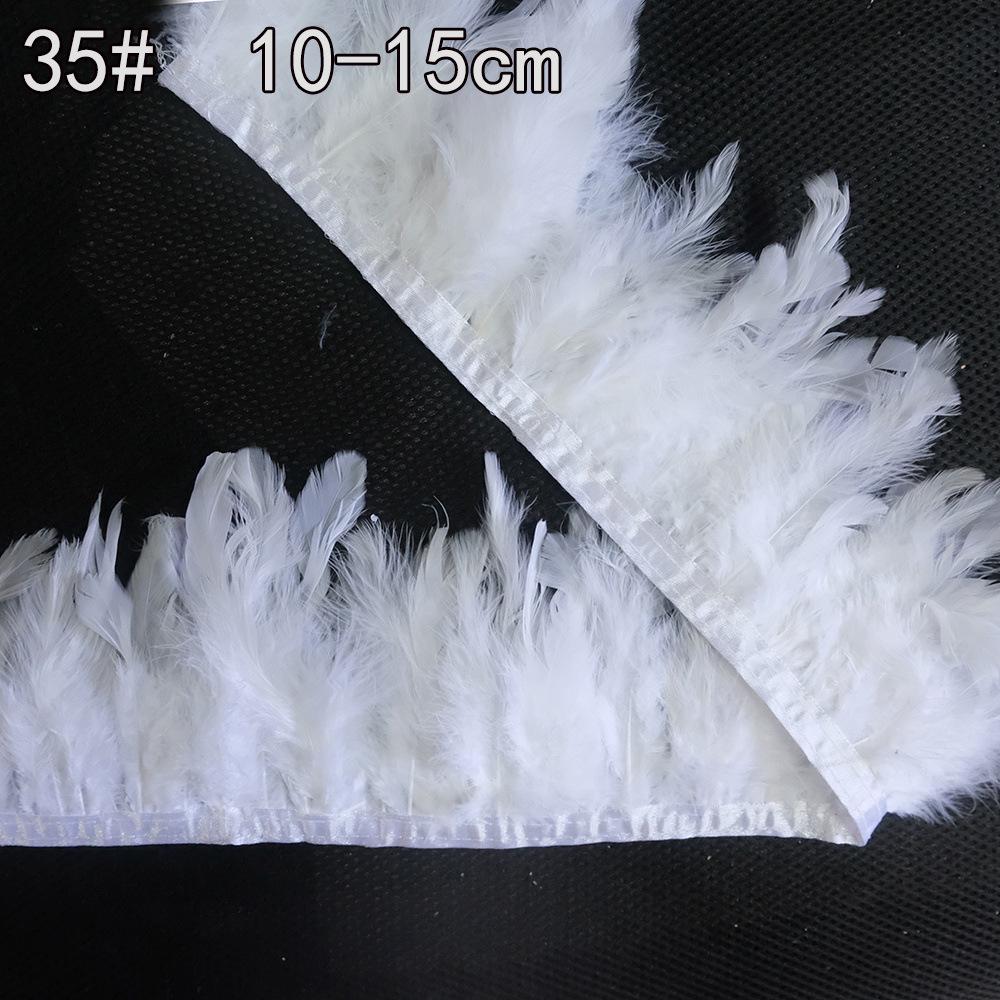 Weiße Feder Kollektion: DIY Handgemachte Bekleidungsaccessoires mit Gänse- und Truthahnfedern