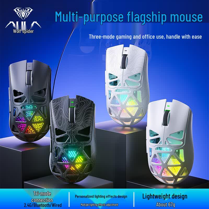 AULA SC620 Tri-Mode RGB Gaming Mouse