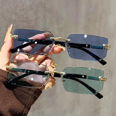1/2 Pezzi Occhiali da Sole Graduati per Donna Uomo Lenti alla Moda Occhiali Protezione UV Colore alla Moda