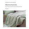 Jeliva Microfiber Washable Solid Color Summer Quilt
