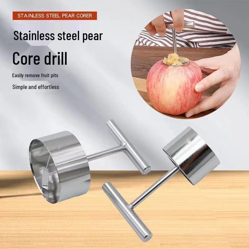 Stainless Steel Fruit Corer & Pitter for Pears and Apples