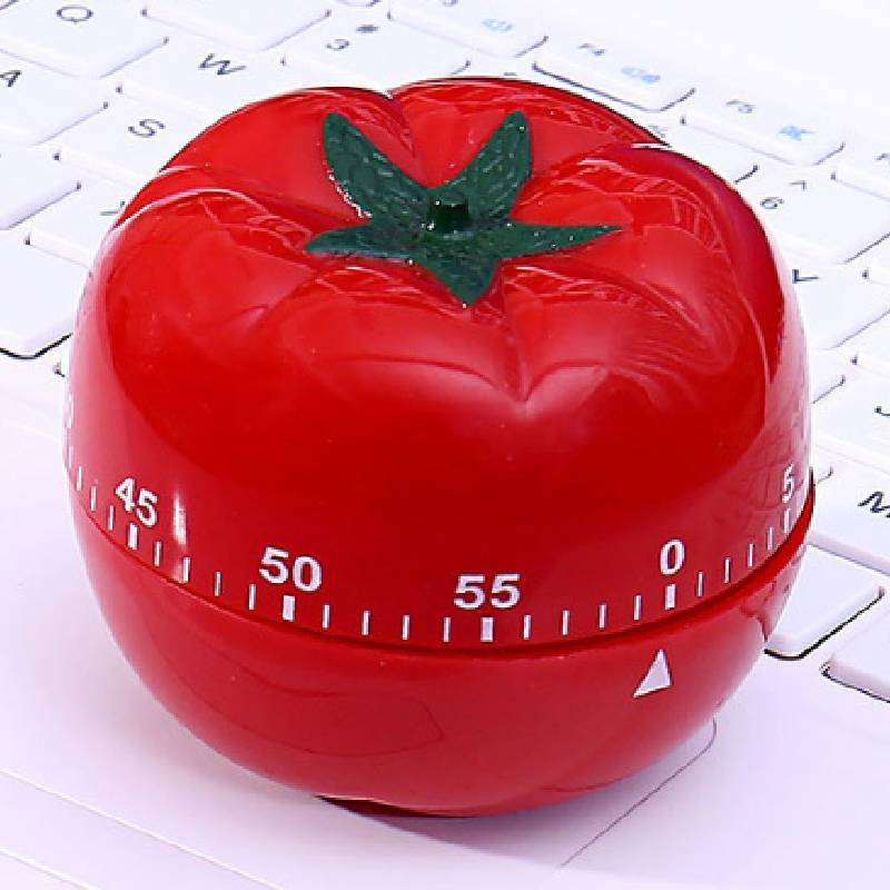 Large Tomato Electronic Kitchen Timer With Reminder For Meal Preparation