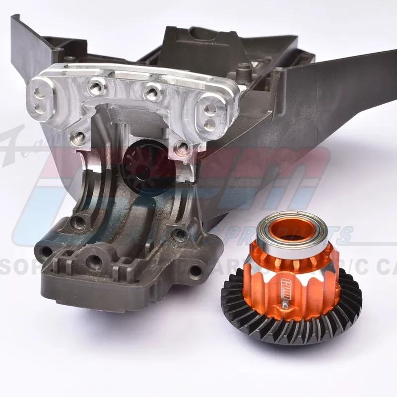 GPM for Traxxas 1/6 XRT 1/5 X-MAXX 8S Metal Steel Front Rear M1.6 32T Differential Ring Gear + 10T Pinion Gear 7790 +7791+ 7792