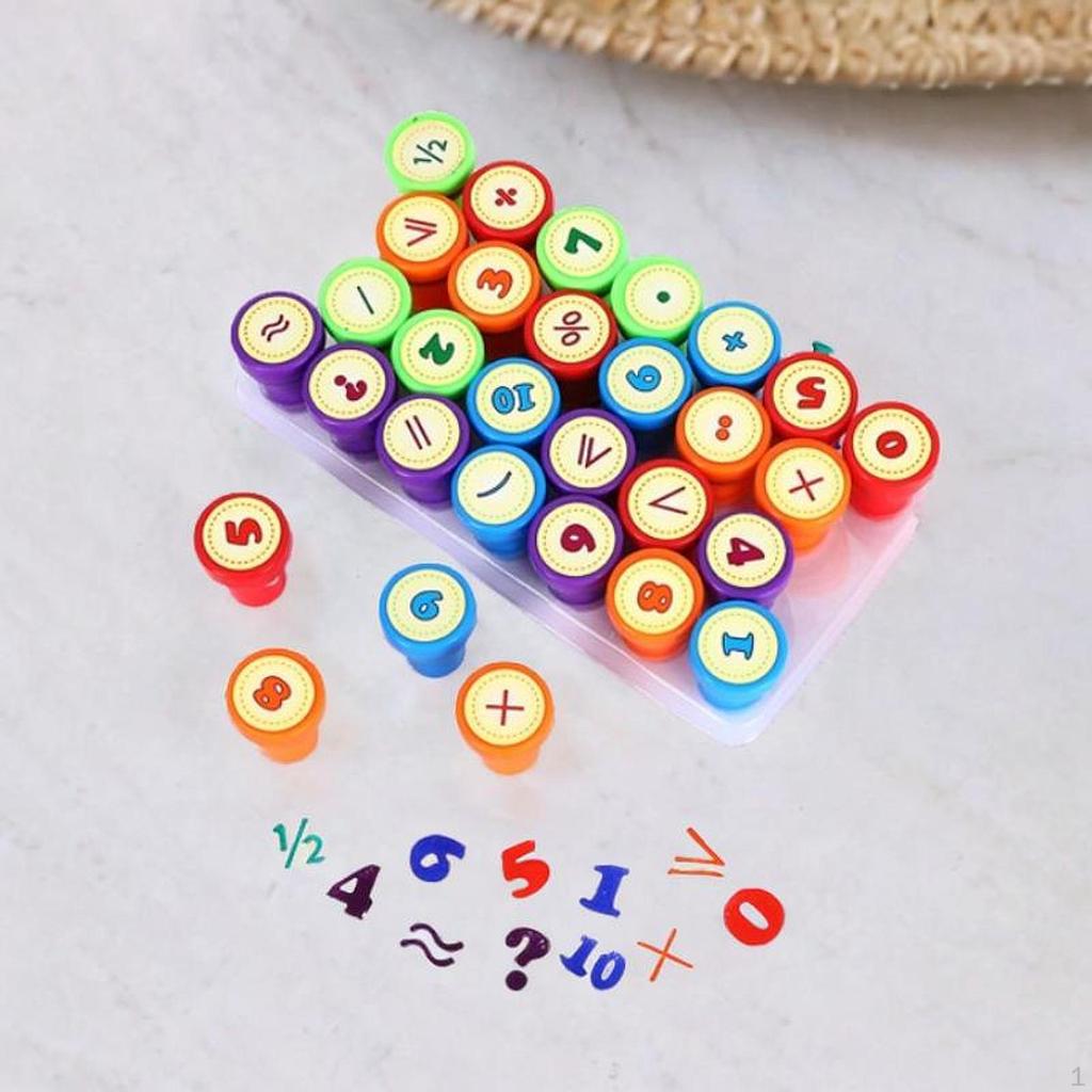 Dzieci Zestaw Pieczątek Zabawka Edukacyjna Pieczątki Kreskówkowe Zestawy do Napisów do Robienia Kartek Planer