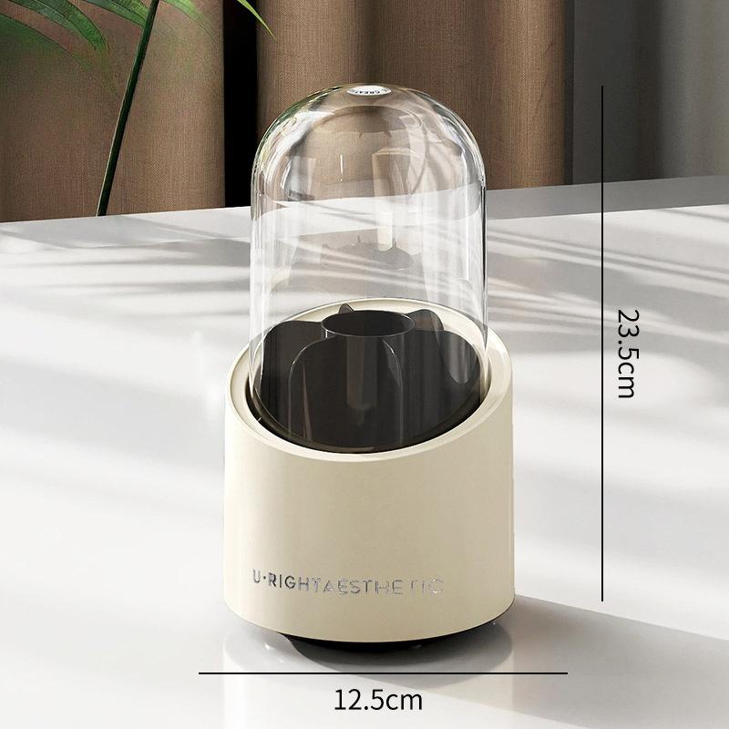 Makeup Brush Storage Bucket Dust-proof Transparent DesktopLipstick and Cosmetics Storage Box