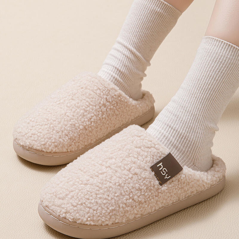 Poggle fur slippers Southwest Yong Yeon Brown