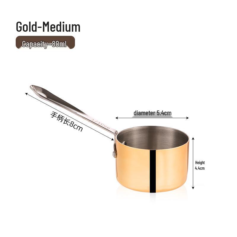 304 Stainless Steel Sauce Cup with Handle for American Western Cuisine, Custom Logo