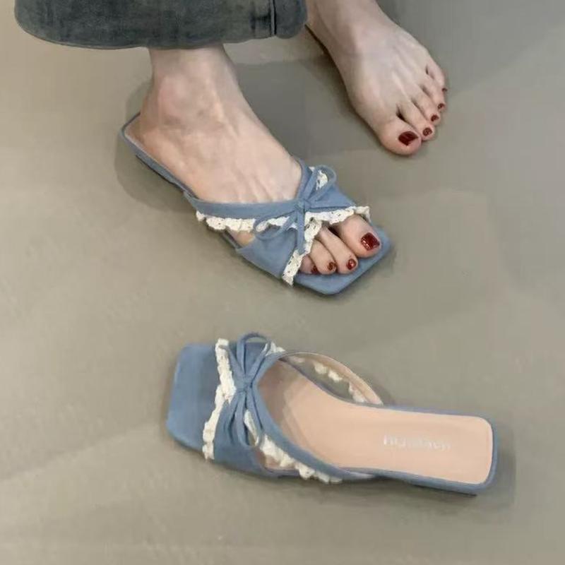 Fashion Women Slippers Fashion Heeled Shoes Summer Dress Casual Pumps Designer Woman Sandals 2025 New Trend Brand Cozy Female Zapatillas