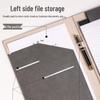 A4 Multifunctional Document Folder with Custom Clip and Logo Print.
