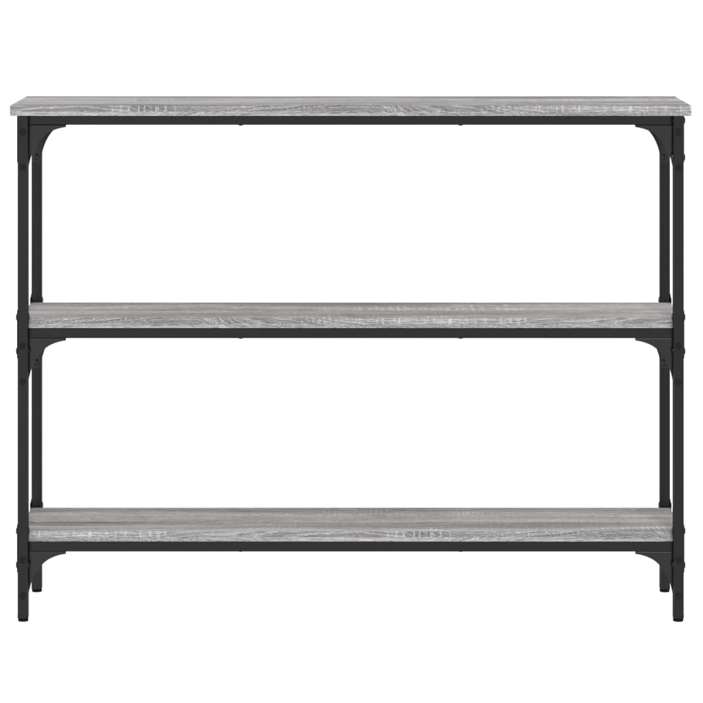 Vidaxl Console Table, Grey Sonoma Oak, 100X22.5X75 Cm