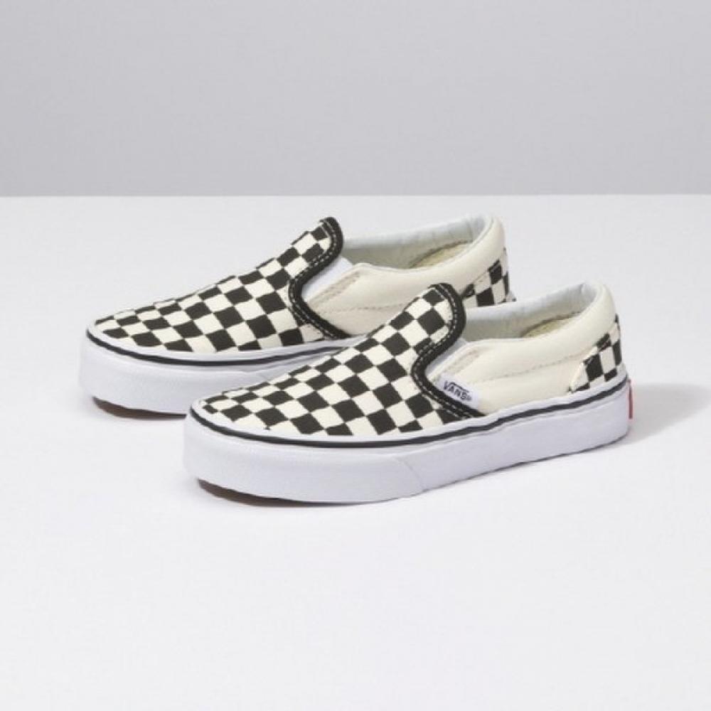 

VanS KidS Core ClaSSic Checkerboard Slip On Vn000zbueo1 Ivory S size/2.0(20cm)