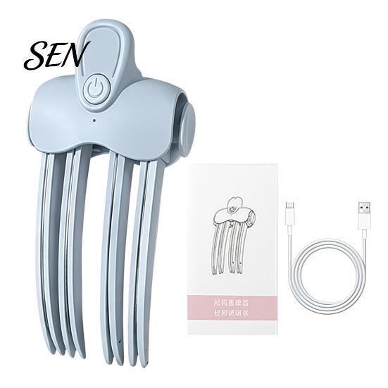 Heated Hair Volumizer Tool Volumizing Root Lift Clip, 2 Temperature Adjustable Fine Flat Clip Styling Comb, Electric for Men Women