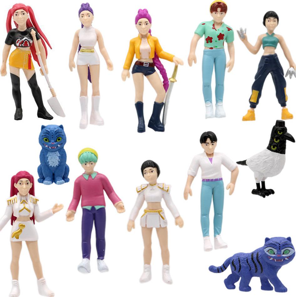 Anime Kpop Dämonenjäger Blind Box Actionfigur Spielzeug Derpys Tiger Ranimeumi Mira Zoey Sussy Figur Puppe für Fans Geschenk