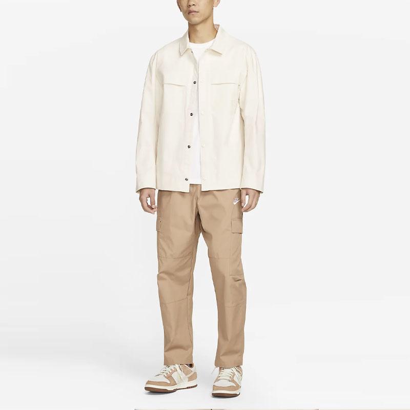 New Nike Jackets Men's Light Ivory White FN0463-118