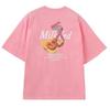 Milkfed Casual PRETZEL WIDE TEE In Pink Women's S/S