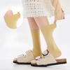 Cotton Socks, Women's Spring and Autumn Pure Cotton Mid-calf Socks, Women's Postpartum Socks, All-season Versatile, All-cotton Mid-calf Women's Socks