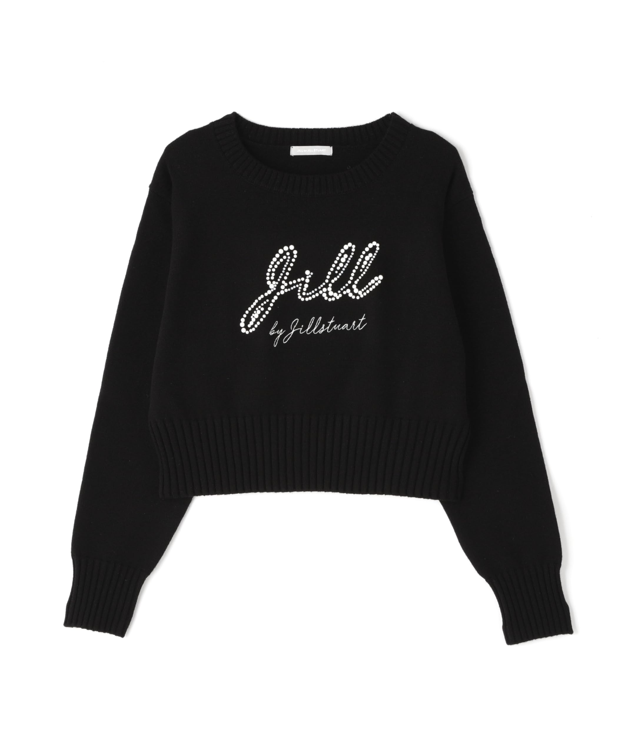 

трикотаж с логотипом JILL Pearl Jewel [JILL STUART] чёрный