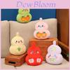 Lucky Gourd Embroidered Plush Cushion With Pp Cotton Filling For Bedroom Decor