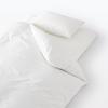 MUJI Washed Futon Cover, Off-White, Semi-Double Size, 120 x 200-210cm, 83334239
