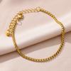 Stainless Steel Imitation Pearl Anklets for Women Gold Color Chain Ankle Bracelet Anklet Summer Beach Jewelry Accessories Gift