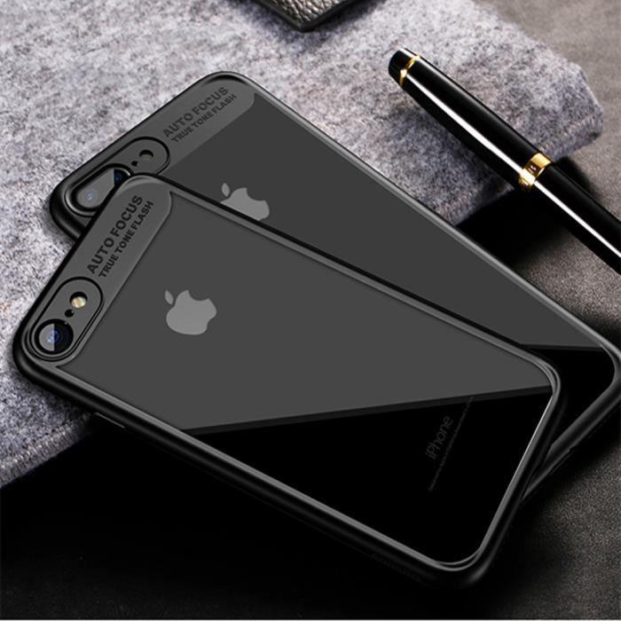 iPhone 8 Case - Shockproof - TPU - Matte Black - Flexible - High Quality