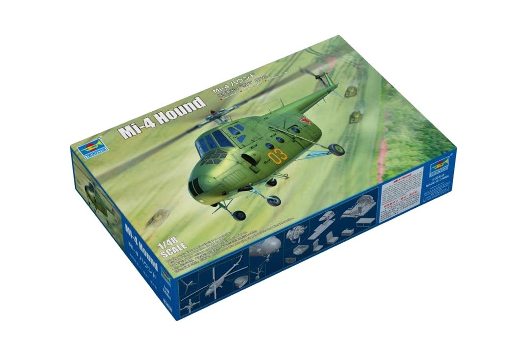 

Trumpeter 1/48 Soviet Air Force Mi-4 Hound Plastic Model Kit 05816
