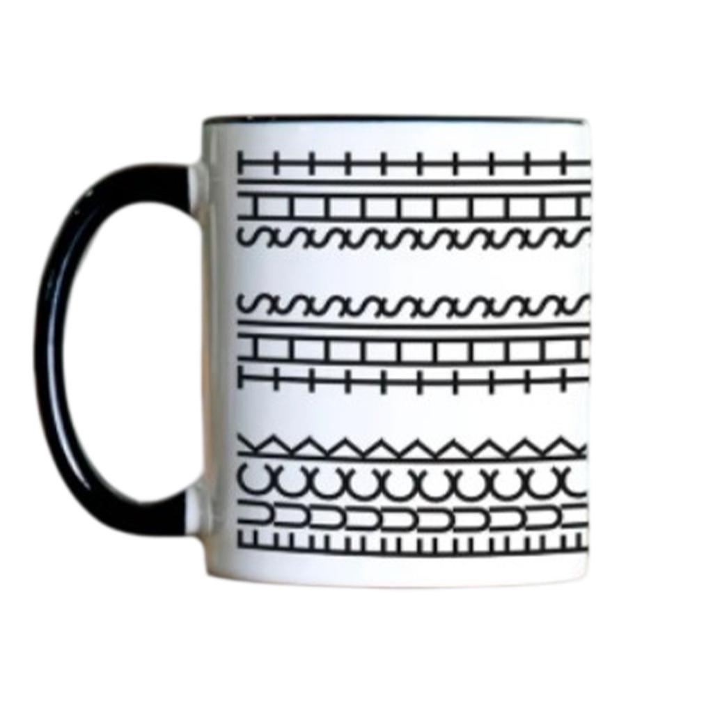 Creative New Ceramic Kitchen Fun Black Coffee Cup