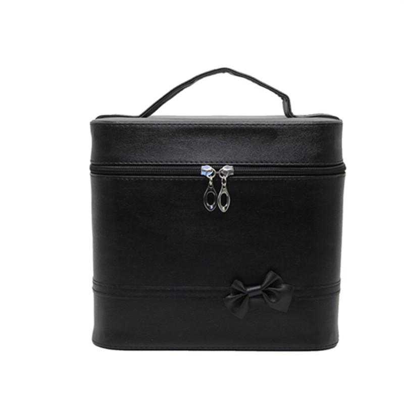 Large Capacity 2024 Summer Women's Cute Korean Makeup Bag - Multifunctional Storage Case