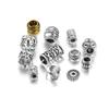 20pcs/lot Metal Big Hole Tibetan Antique Spacer Loose Beads For DIY Jewelry Making Finding Necklace Bracelet Accessories