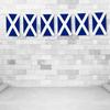 2 Pcs Scotland String Flags Decor Decorations Party Banner Polyester Outdoor Hanging Oraments
