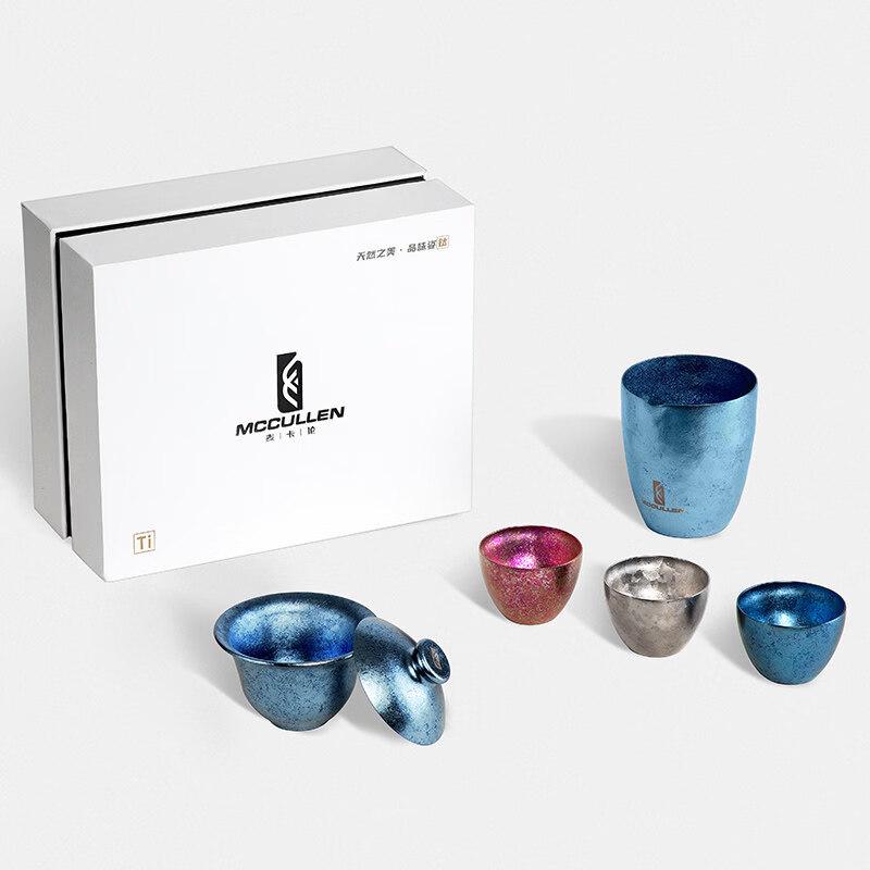McCULLEN Pure Titanium Double-Layer Teacup Set
